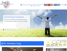 Tablet Screenshot of jungchiropractic.com